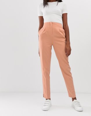 high waisted cigarette pants