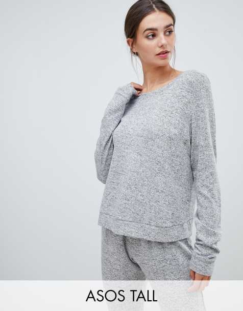 ASOS DESIGN Tall mix & match lounge super soft brushed sweat
