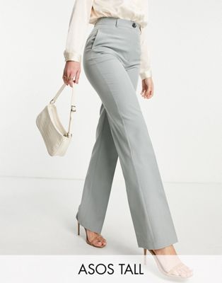 ASOS DESIGN Tall - Mix & Match - Pantalon de tailleur droit slim - Sauge | ASOS