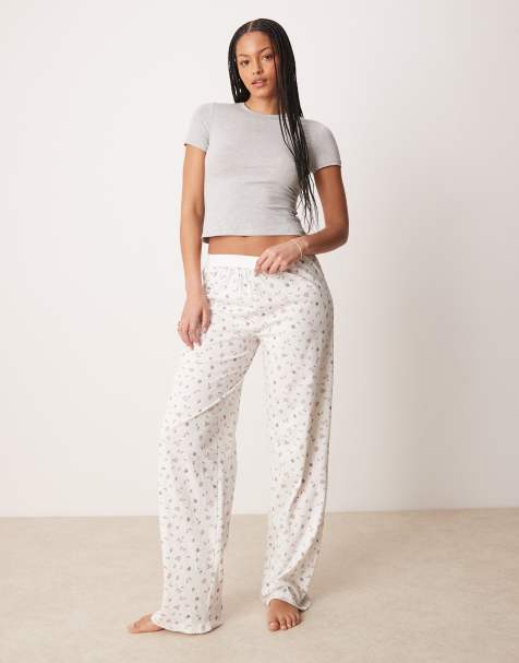 ASOS DESIGN Tall mix & match pyjama trouser in fruit ditsy print - view 1
