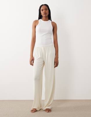 Asos Tall Asos Design Tall Wide Leg Dad Pants In Gray