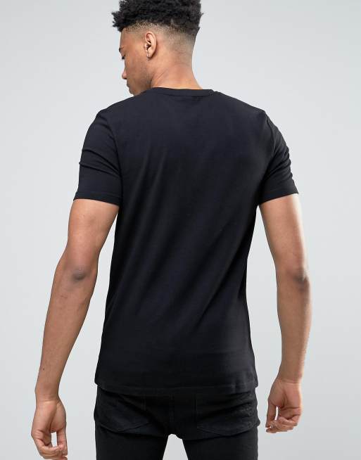 ASOS DESIGN Tall muscle fit T-Shirt With Crew Neck In Black