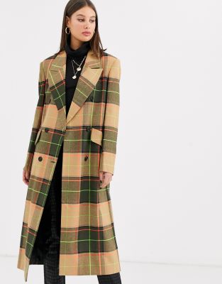asos neon coat