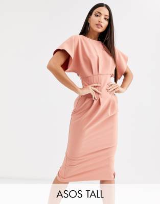 asos terracotta dress