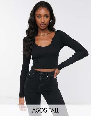 ASOS DESIGN Tall notch front long 