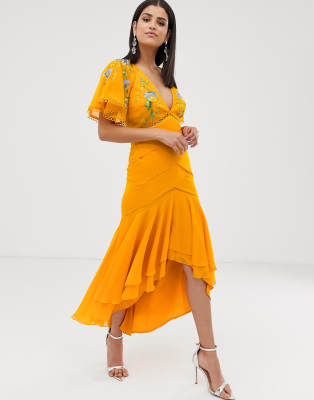 asos occasion maxi dress