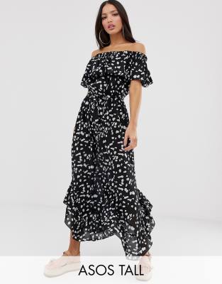 off shoulder dress beach