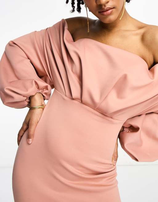 Asos off outlet shoulder kleid