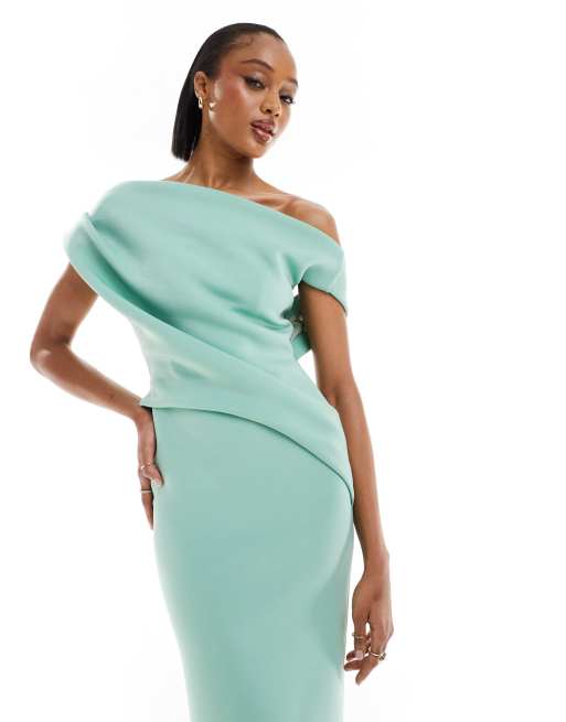 Asos light green dress best sale