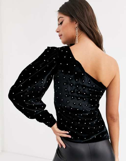 One shoulder best sale top the fix