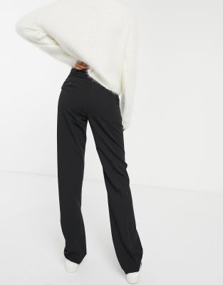 ASOS DESIGN Tall - Op maat gesneden broek met rechte pijpen | ASOS