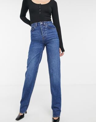 asos mid rise jeans