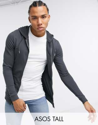 muscle zip up hoodie