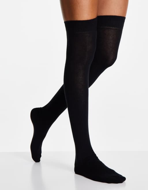 Over knee hot sale socks black