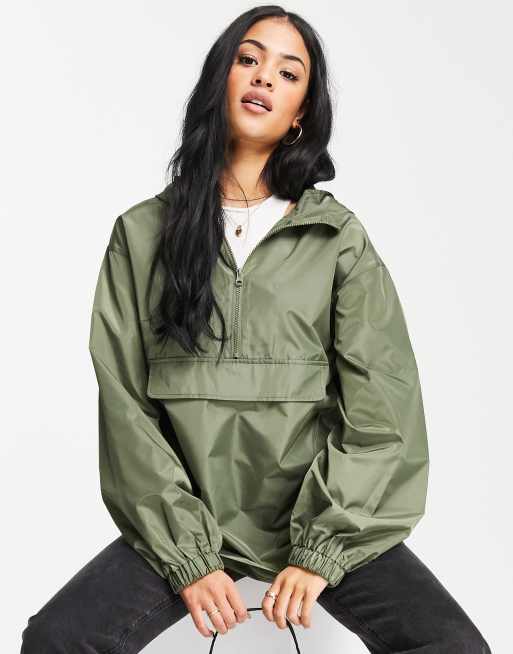 Overhead waterproof store jacket womens