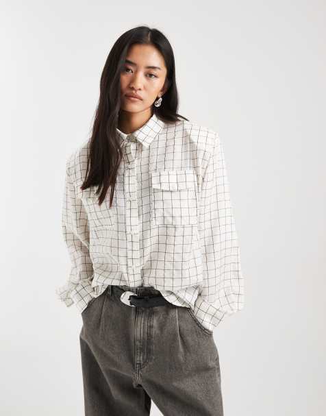 ASOS DESIGN Tall – Oversize-Hemd mit Karomuster und Longline-Schnitt - view 1