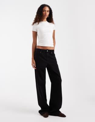 Asos Tall Asos Design Tall Oversized Baggy Boyfriend Jeans In Black