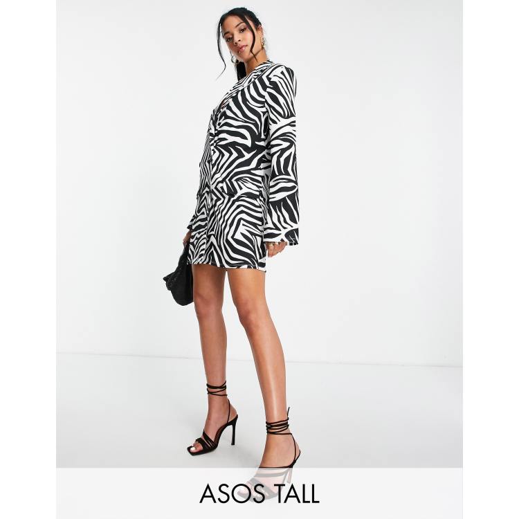 Zebra shop blazer dress