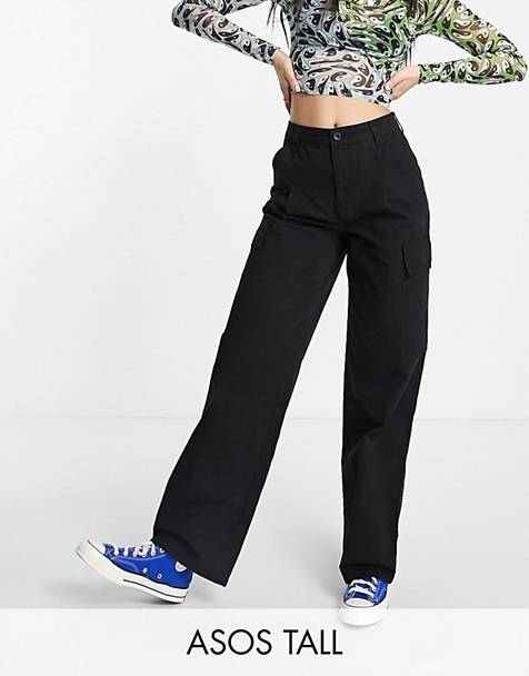 Tailored suit wide leg trousers in colbalt ASOS Damen Kleidung Hosen & Jeans Lange Hosen Weite Hosen 