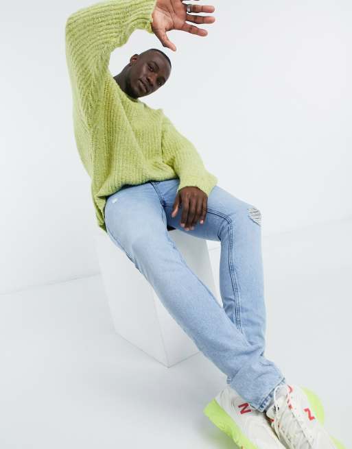 Oversized lime hotsell green sweater