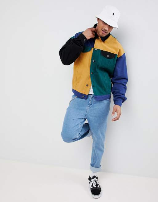 Asos color block jacket top