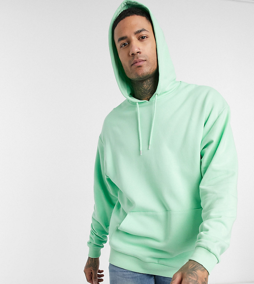 ASOS DESIGN Tall oversized hoodie in green