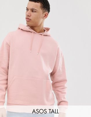 oversized light pink hoodie