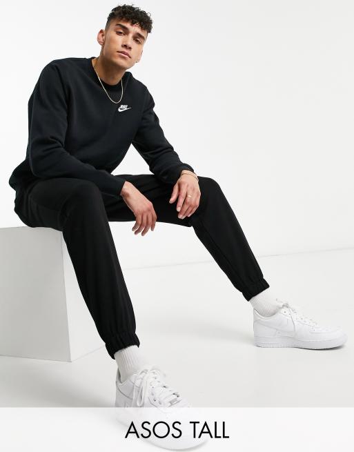 ASOS DESIGN Tall oversized joggers in black