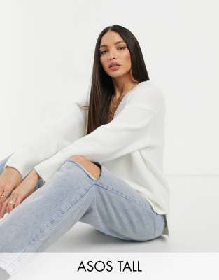 tall v neck jumper