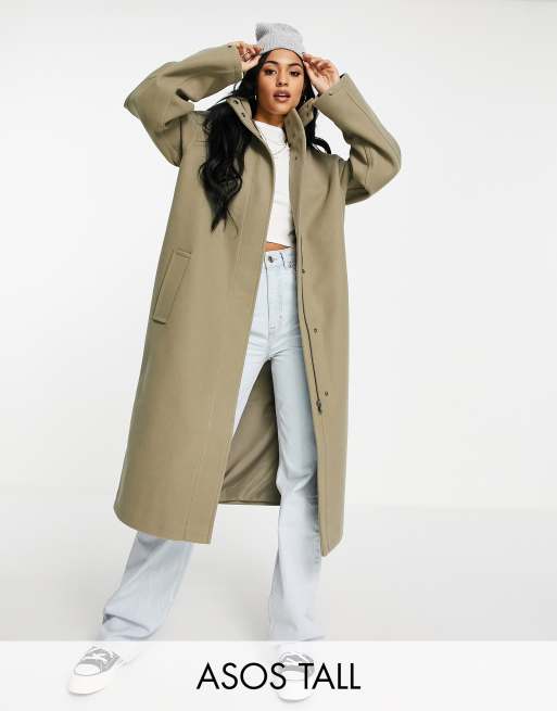 Asos khaki store parka