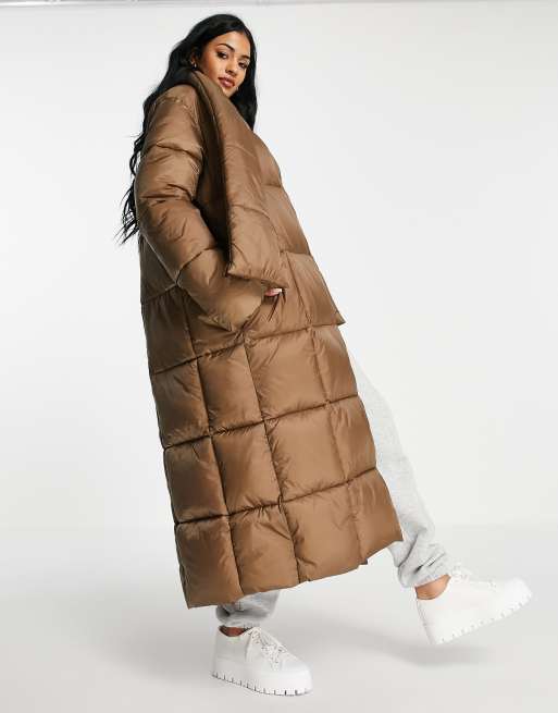 Classic Hooded Long Puffer Jacket –, 54% OFF