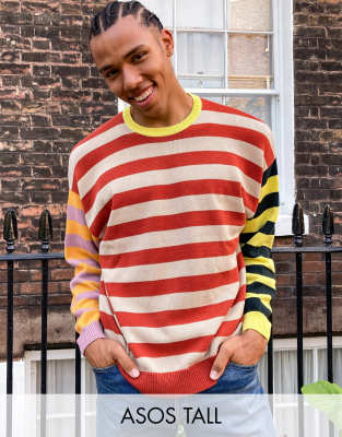 oversized strickpullover gestreift