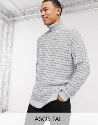 grid sweater