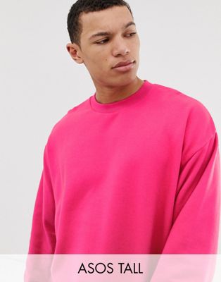 ASOS DESIGN Tall - Oversized sweatshirt in felroze