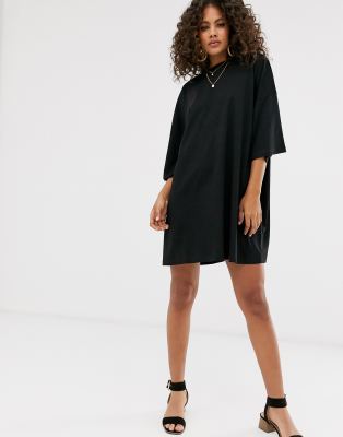 tall oversized shirt dress