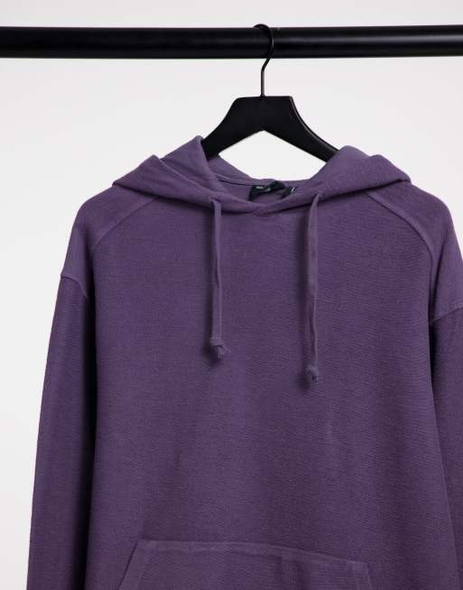 Washed shop purple hoodie