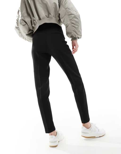 ASOS DESIGN Tall - Pantalon ajusté fuselé à taille haute et surpiqûres - Noir, 4 de 5