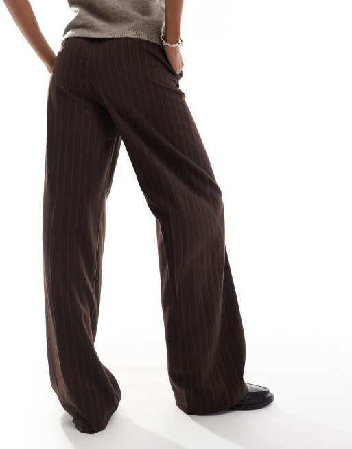 ASOS DESIGN Tall - Pantalon dad ample ajusté - Chocolat, 3 de 5