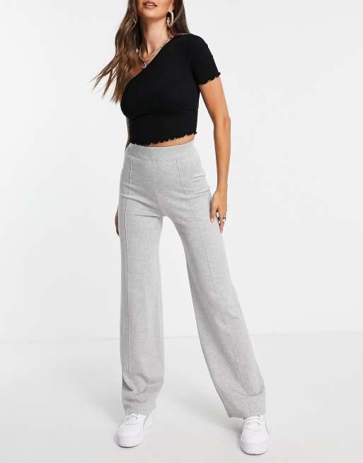 Pantalon large en cheap maille