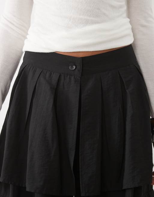 ASOS DESIGN Tall pantalon noir à détail jupe et jambe ballon, 4 de 5