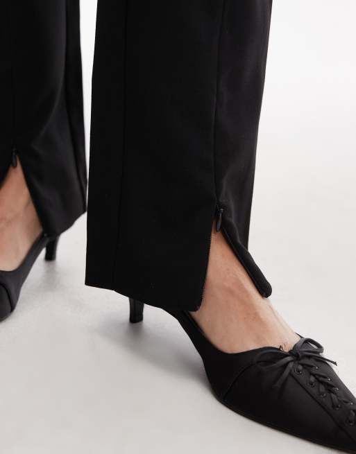 ASOS DESIGN Tall - Pantalon skinny ajusté avec fermeture avant zippée - Noir, 5 de 5