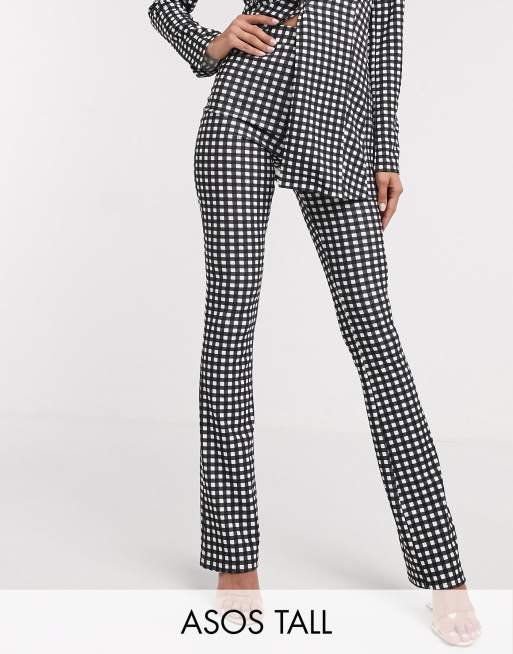 ASOS DESIGN Tall - Tailleur en jersey à carreaux vichy, 2 de 2