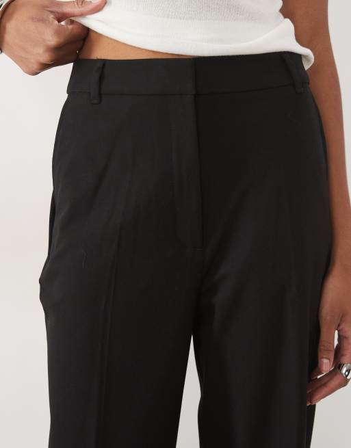 ASOS DESIGN Tall pantalones de sastre rectos entallados en negro, 5 de 5