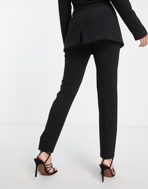 ASOS DESIGN Tall - Pantaloni a sigaretta da smoking neri , 2 di 4