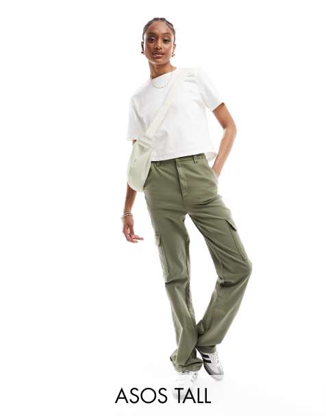 Pantaloni Donna Velluto Cargo, Pantalone Cargo Rosa Antico