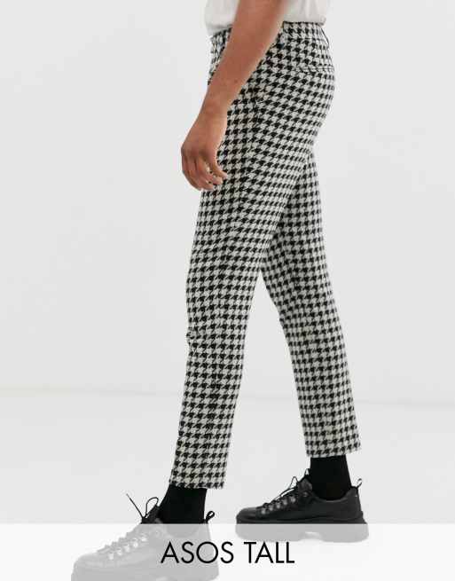 ASOS DESIGN Tall - Pantaloni eleganti a sigaretta grigi ...