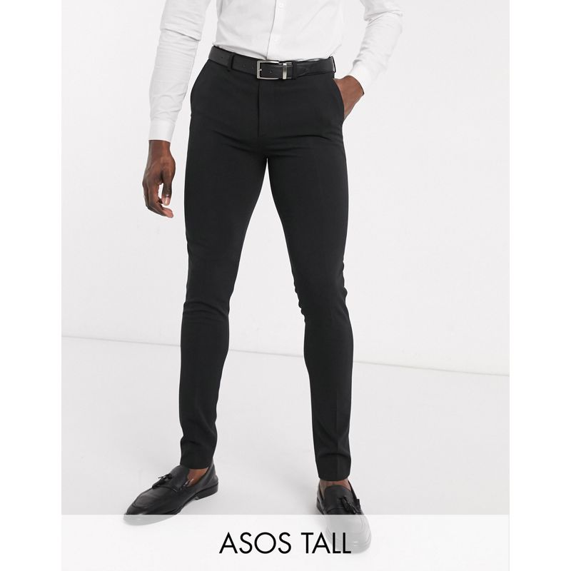 DESIGN Tall - Pantaloni super skinny eleganti neri