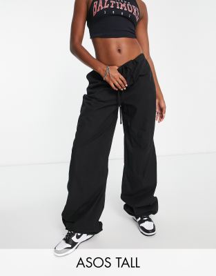 COLLUSION Tall cargo pants in black, ASOS