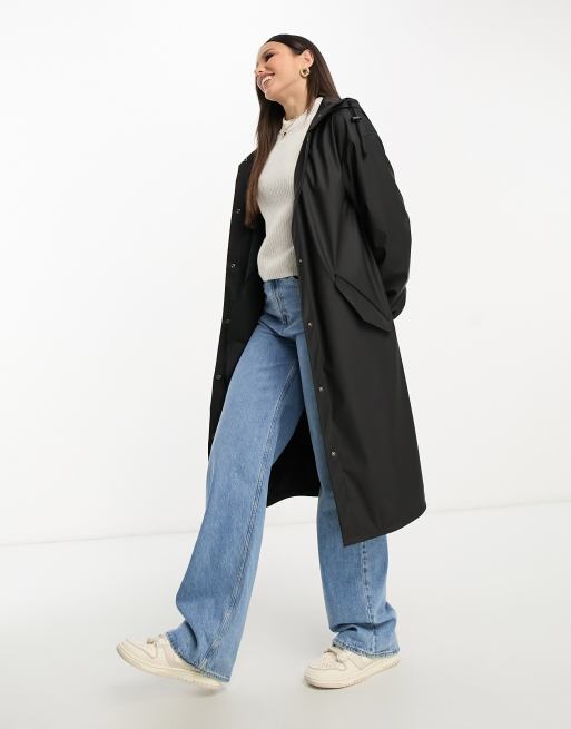 ASOS DESIGN Tall - Parka imperméable caoutchoutée - Noir, 2 de 4