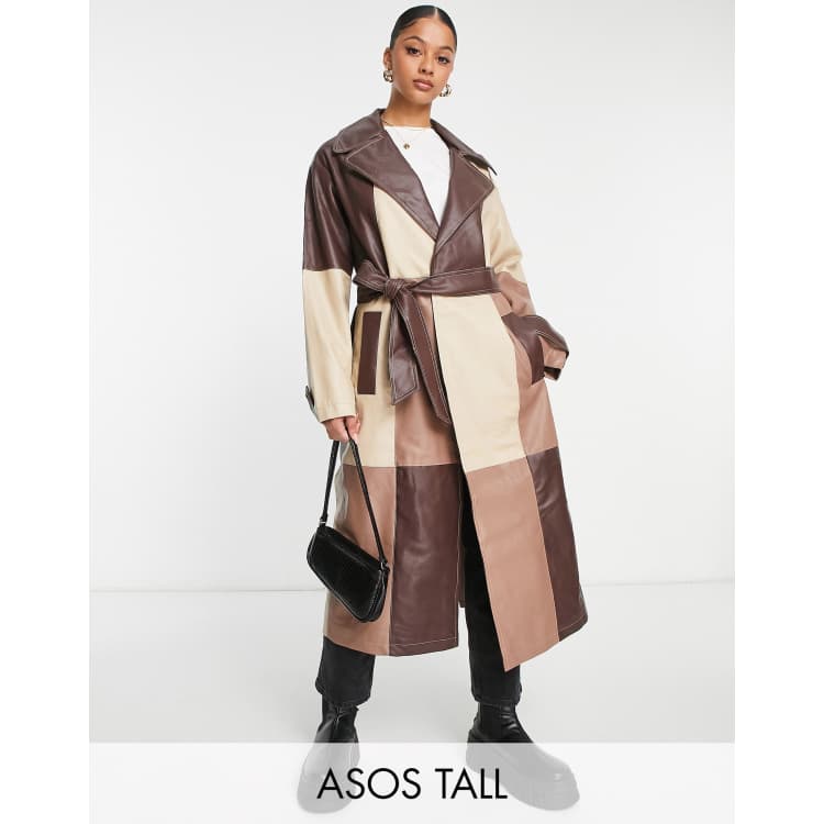 【完売品】SINSS Wide long trench coat ブラウン M Oversized trench coat with sash, Camel - Sisley